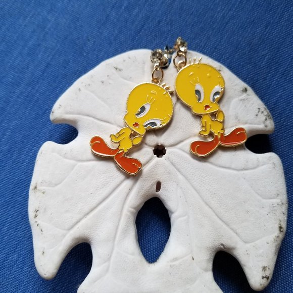 Tweety Bird Earrings - NWOT - Picture 1 of 5